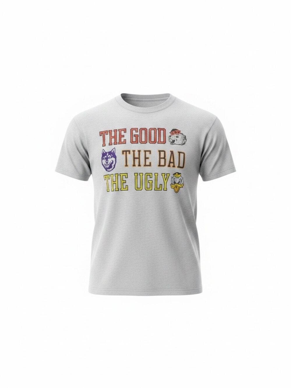 Vintage Jerzees The Good The Bad & The Ugly College Mascot Tee XL